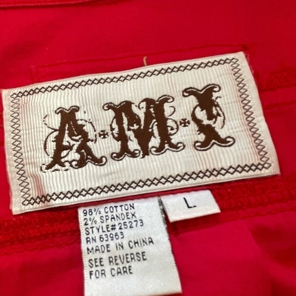 A M X / Ami Jackets& Coats light weight 98% cotton hot pink Size L women’s. - Picture 7 of 7